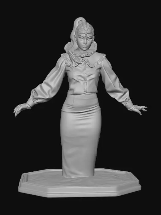 3D model for SKYND's Bianca Devins look