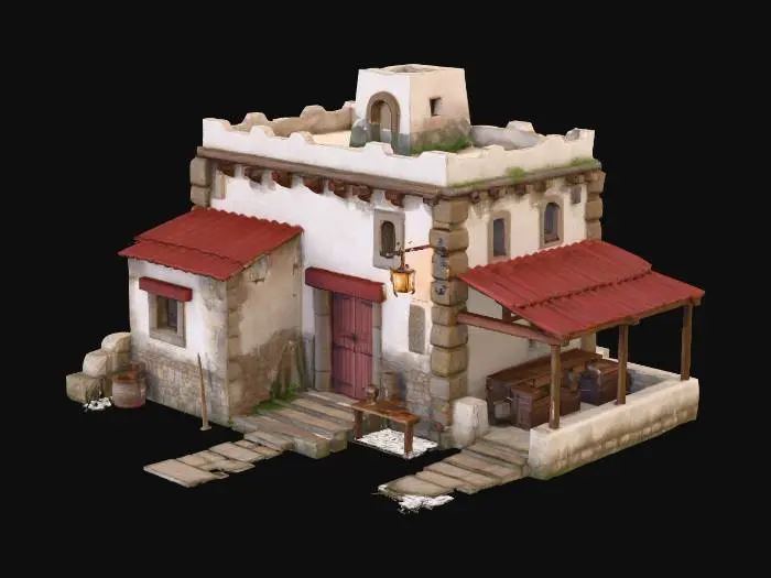 3D model for Desert Outpost