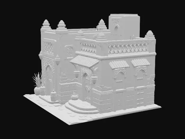 3D model for Mediterranean House Design