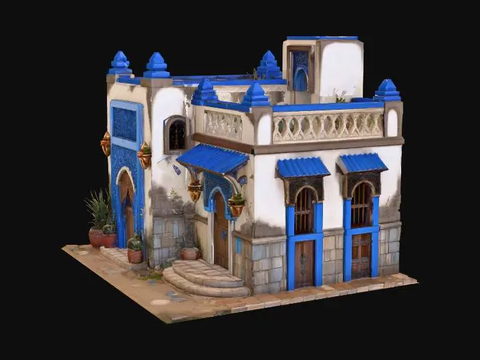 3D model for Mediterranean House Design