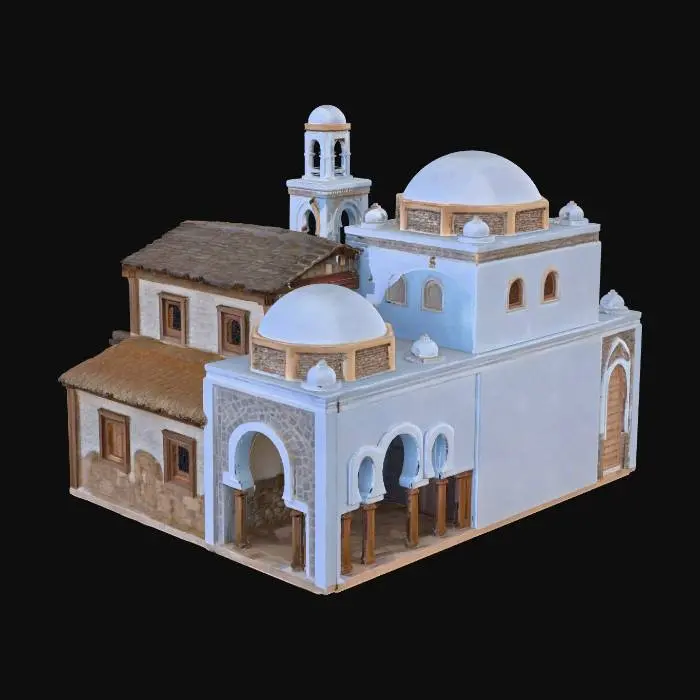 3D model for Mediterranean Courtyard Retreat