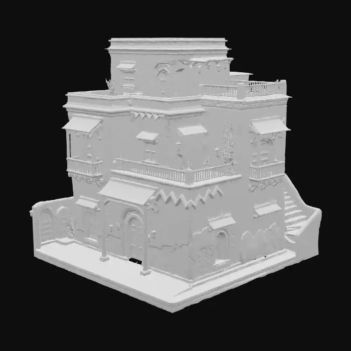 3D model for Mediterranean Retreat
