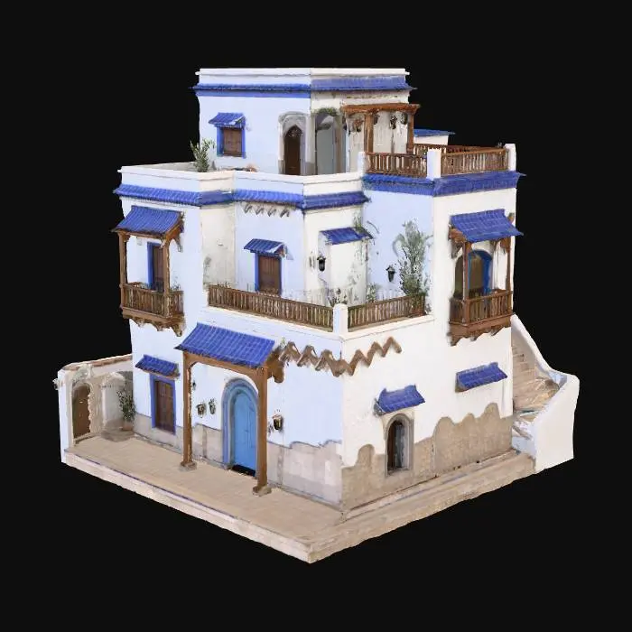 3D model for Mediterranean Retreat