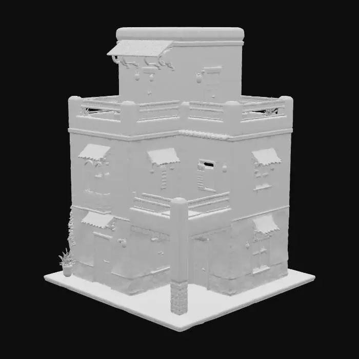 3D model for Mediterranean Retreat