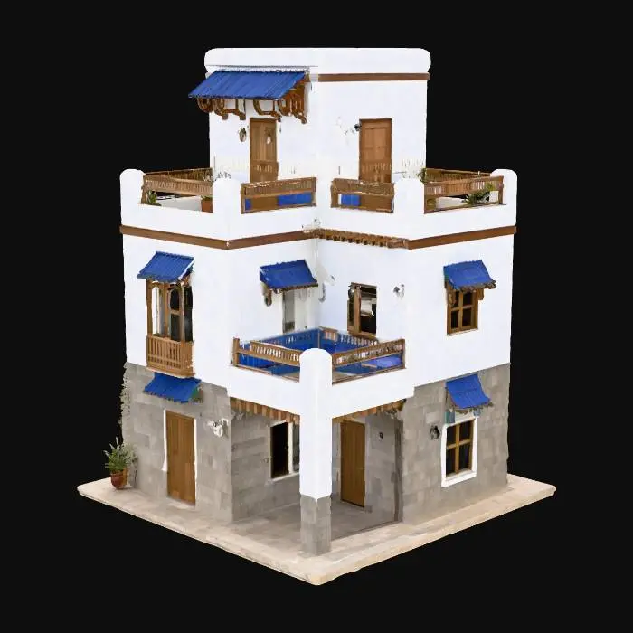 3D model for Mediterranean Retreat