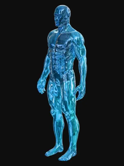 3D model for Human Muscular System Diagram