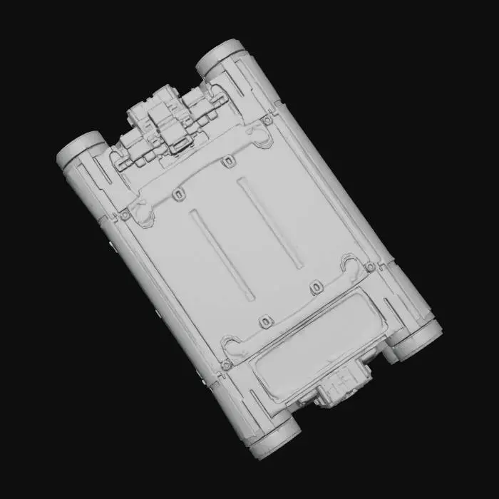 3D model for Flat vector blueprint poster, SowerTech TERMO‑M3. Monoline geometry, no gradients, graphite #2E3138 lines, amber #FFB000 highlights, UV #7B5CFF safety marks. Three callouts with exploded subcomponents: 1) «Сопла: Fine‑TIG / Wide‑Cut / Atomizer» 2) «Охлаждение: радиатор MkII, продув» 3) «Топливные контуры: аргон/плазма/гель». Include Node Crystal emblem, SOWERTECH wordmark, and VERA small avatar pointing to «Не работать при O₂>23%». A2 vertical, clean margins.