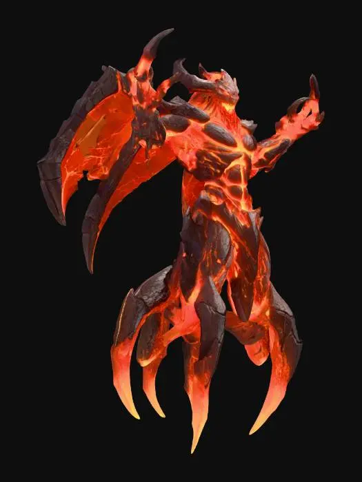 3D model for Molten Fury