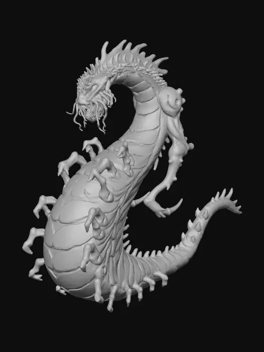 3D model for Cavern Serpent