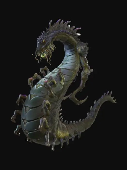 3D model for Cavern Serpent