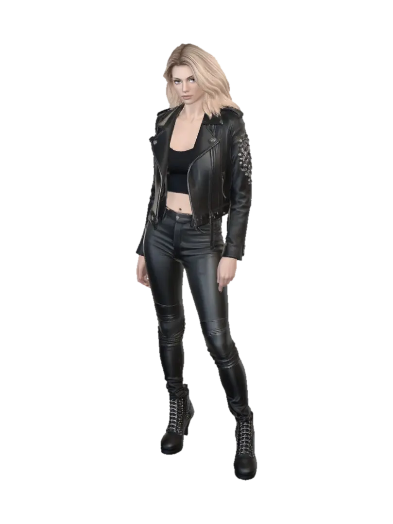 Leather in the Spotlight от gandarin150 — создано с помощью генератора 3D Meshy AI, бесплатная загрузка FBX OBJ GLB STL