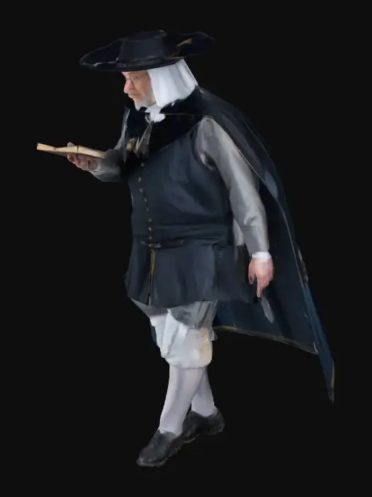 3D model for Manzoni_ Don Abbondio