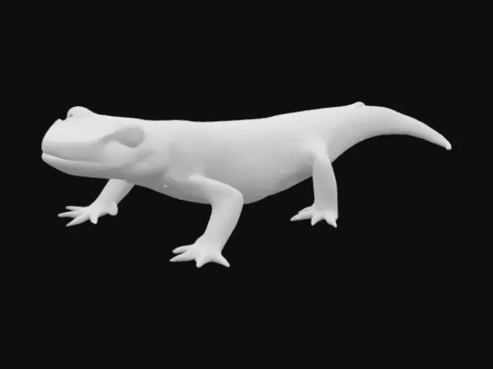 3D model for serbian salamander/newt 