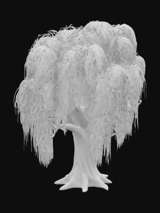 3D model for massive weeping willow tree