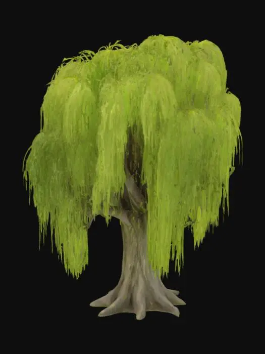 3D model for massive weeping willow tree