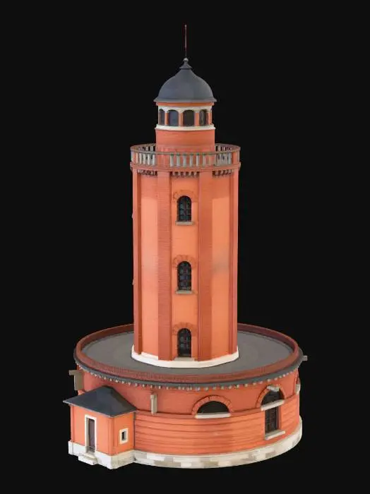 3D model for Brick Lighthouse Tower
