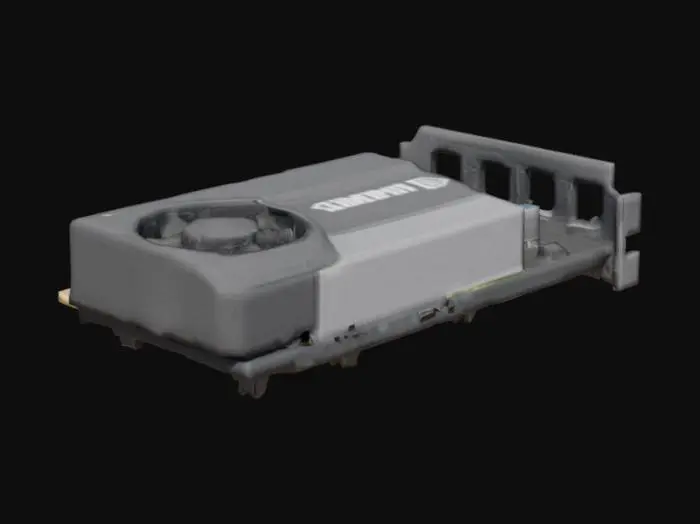 3D model for NVIDIA Graphics Card Illustration