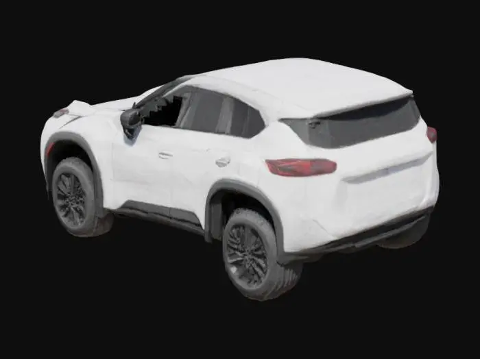 3D model for White Adventure SUV