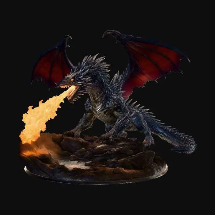 3D model for Inferno Dragon