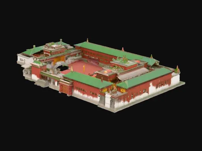 3D model for Rumtek Monastery