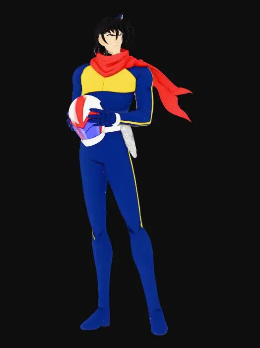 3D model for Anime Racer Hero