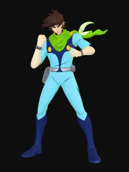 3D model for Heroic Pose