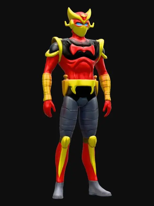 3D model for Mecha Hero Cyborg