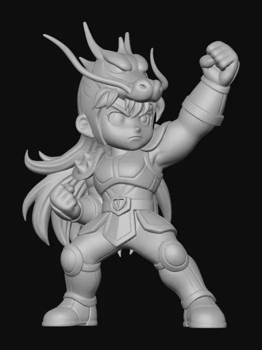 3D model for Sirio il Dragone - Saint Seiya