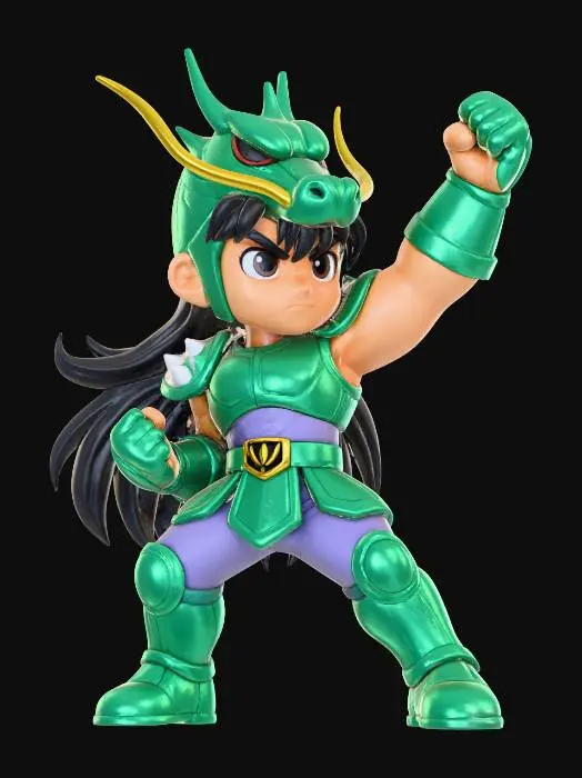 3D model for Sirio il Dragone - Saint Seiya