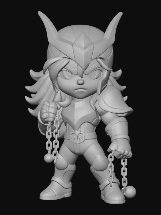 3D model for Andromeda Saint Seiya