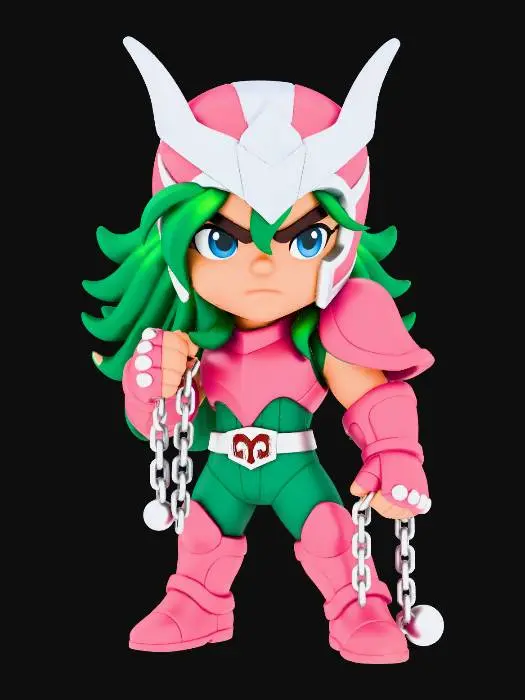 3D model for Andromeda Saint Seiya