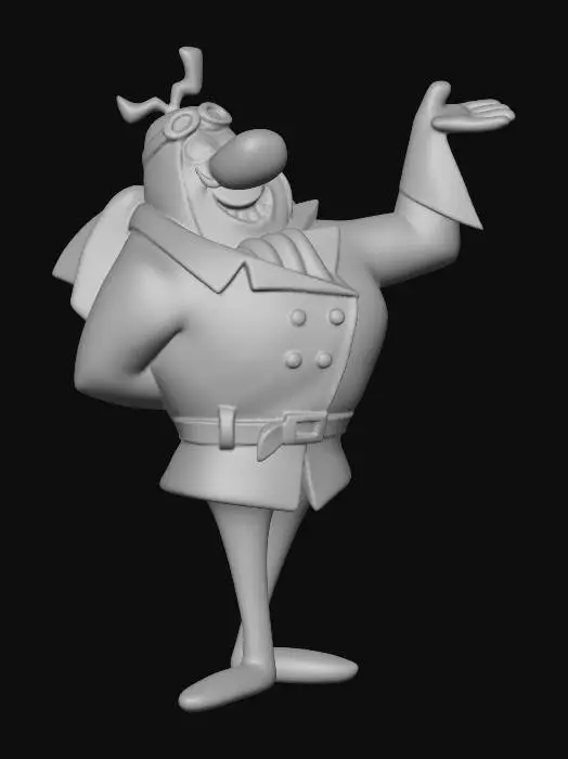 3D model for Wacky Races - Red Max