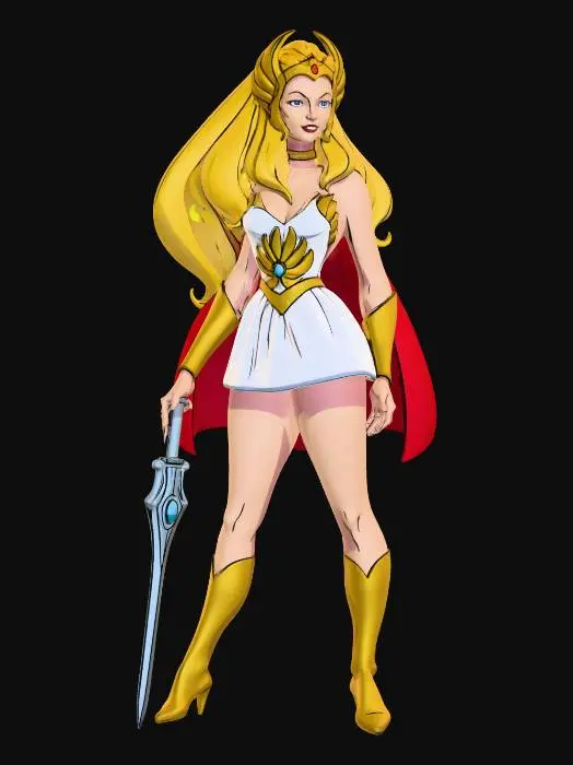3D model for Masters of the Universe - She-Ra