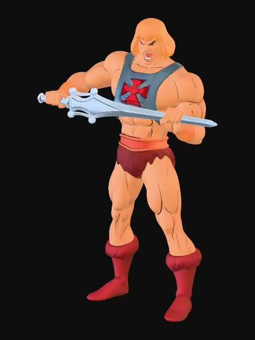 3D model for Heman
