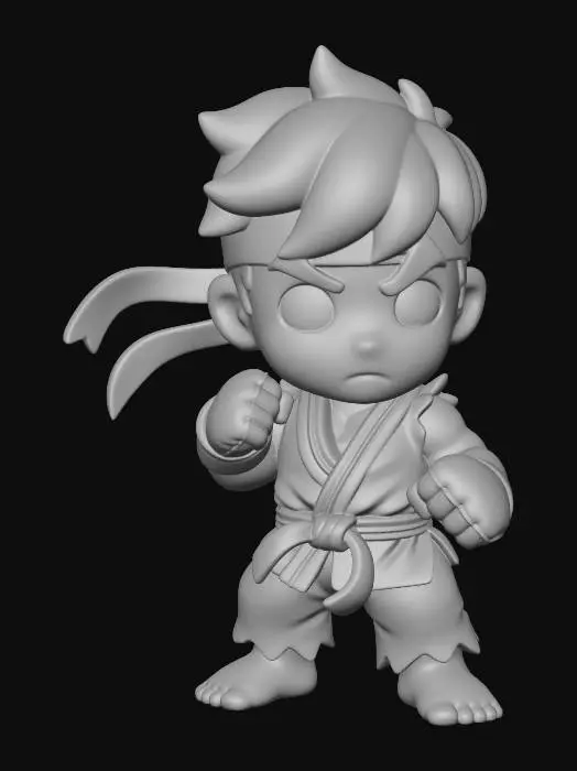 3D model for Street Fighter - Ryu