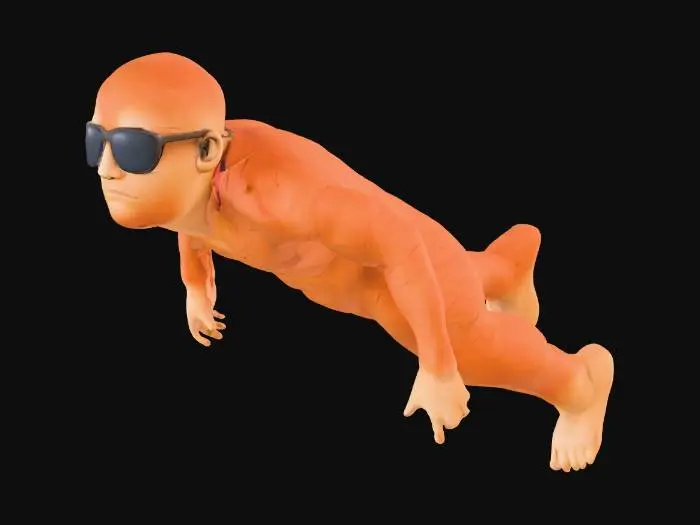 3D model for flying monkey