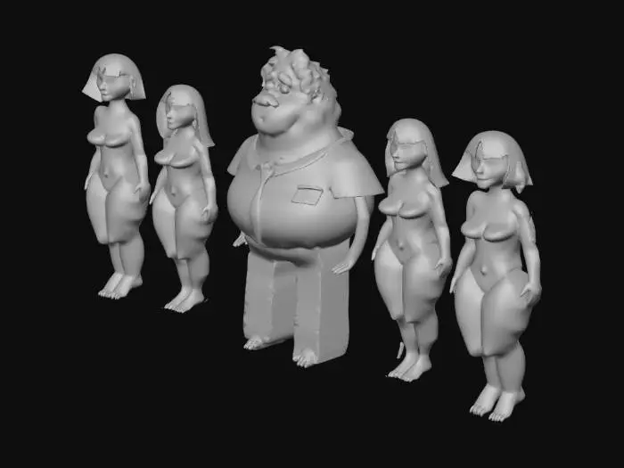 3D model for guy and women