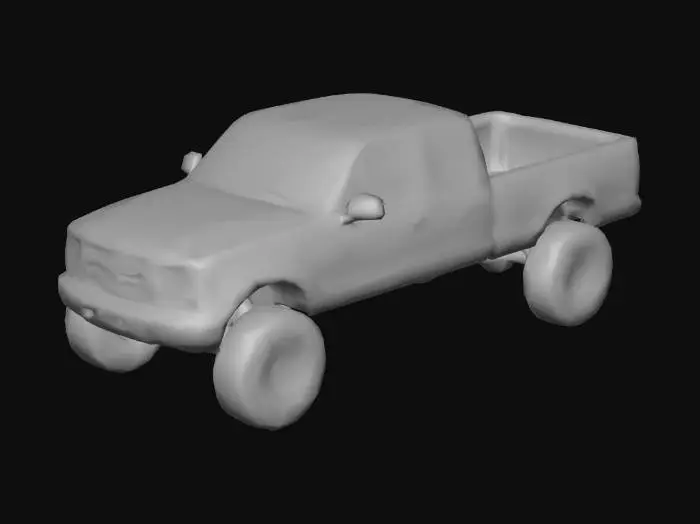 3D model for Red Ford F-250 Flame Stripe