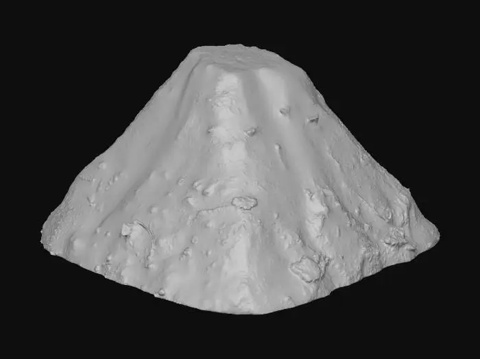 3D model for Orange Dirt Mountain ramp