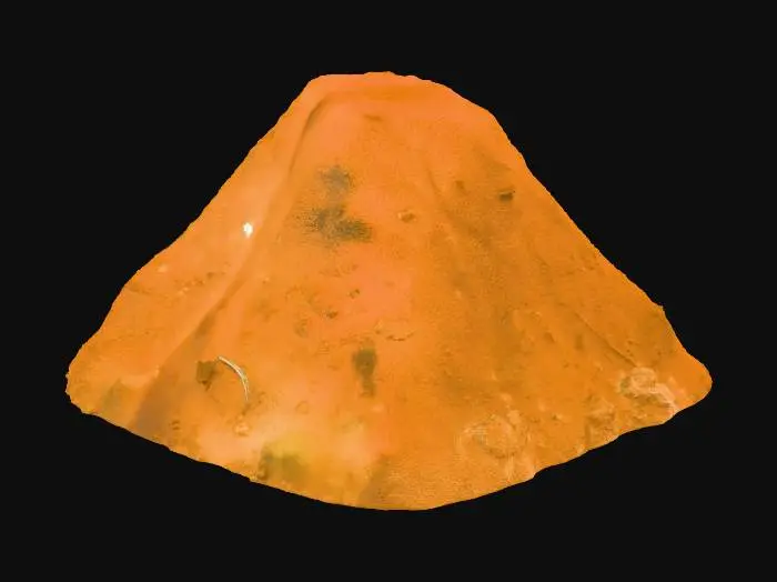 3D model for Orange Dirt Mountain ramp