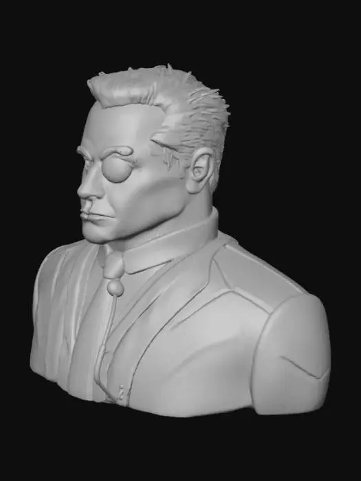3D model for Elon Musk cyborg