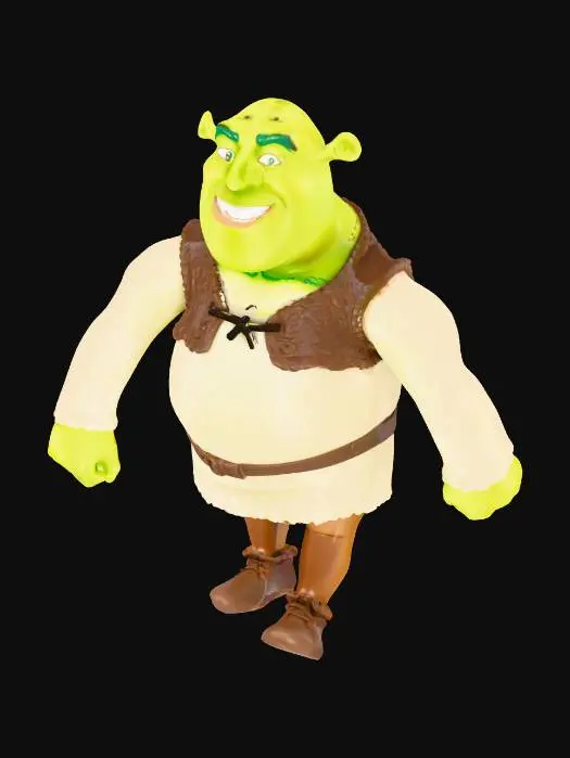3D model for Green Ogre Figure