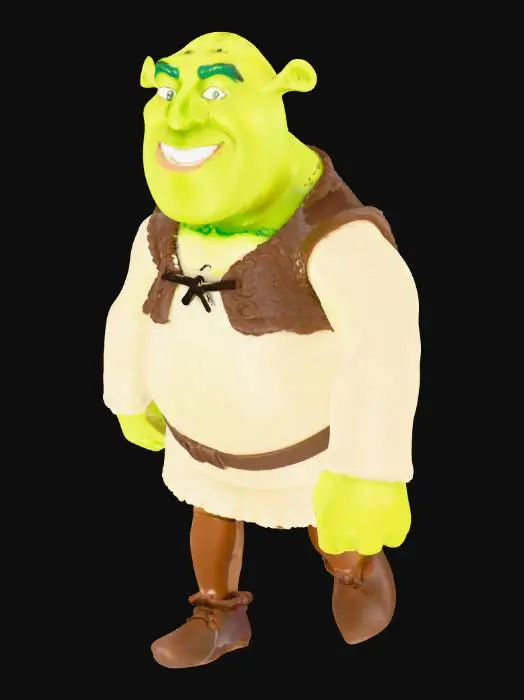 3D model for Green Ogre Figure