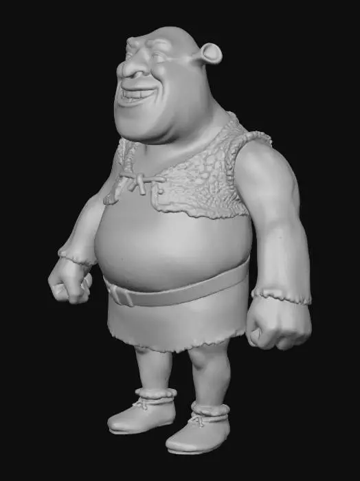 3D model for Green Ogre Figure