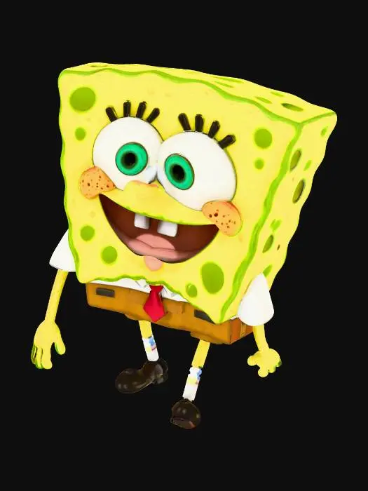 3D model for Sponge Character