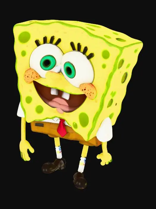 3D model for Sponge Character
