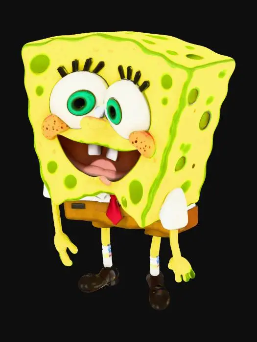 3D model for Sponge Character