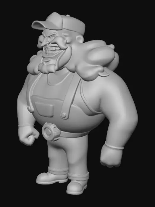 3D model for Mighty Grinning Lumberjack