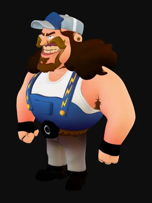 3D model for Mighty Grinning Lumberjack