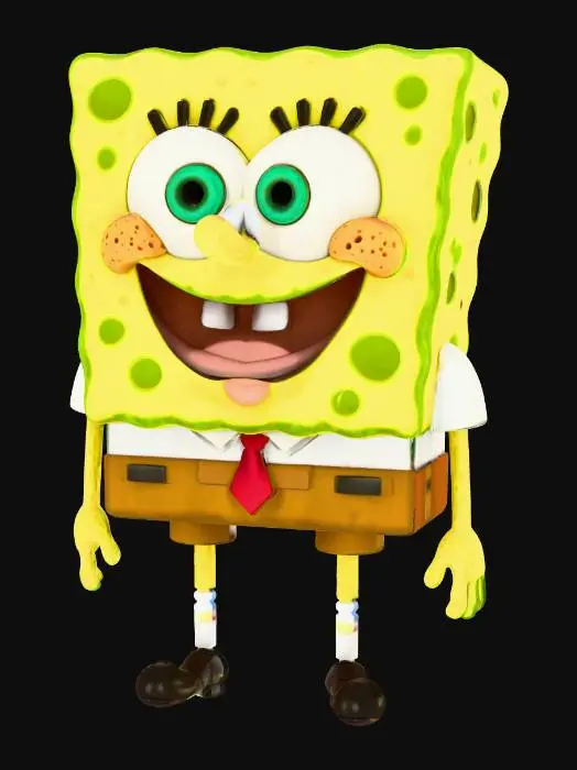 3D model for Sponge Character